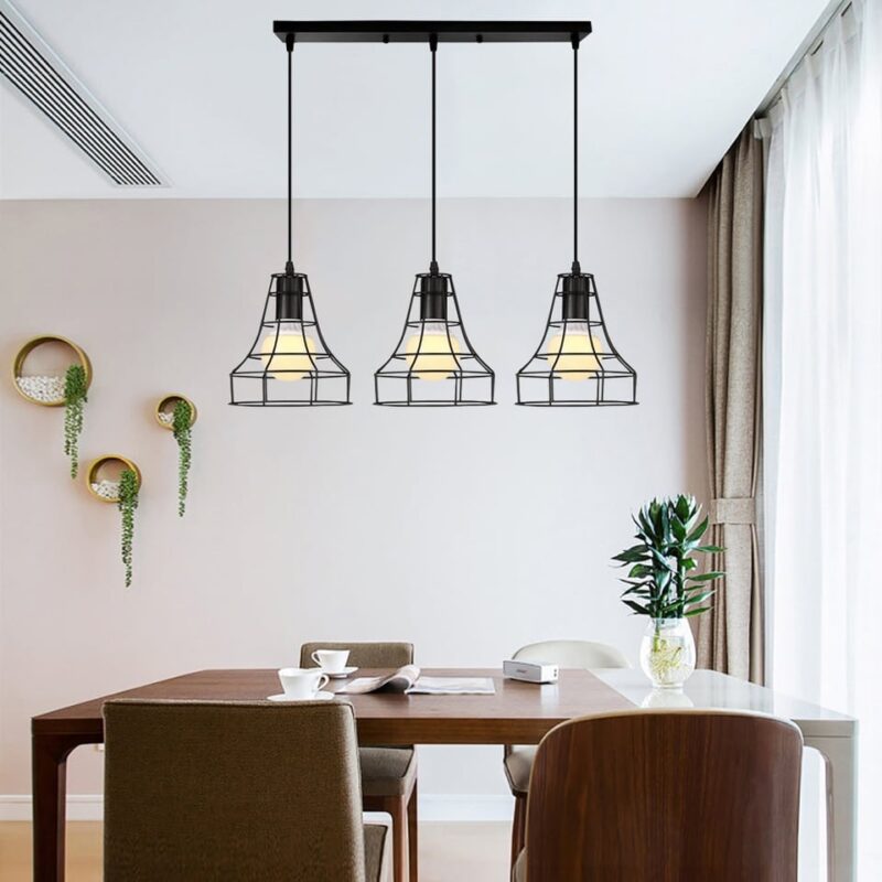 Lustre cuisine style industriel – Image 3