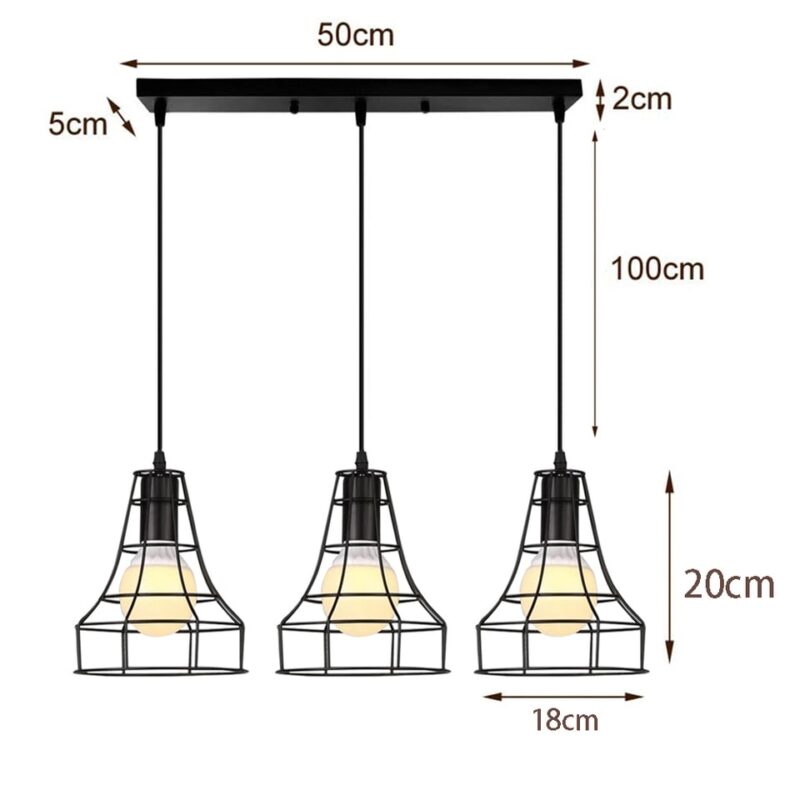 Lustre cuisine style industriel – Image 14