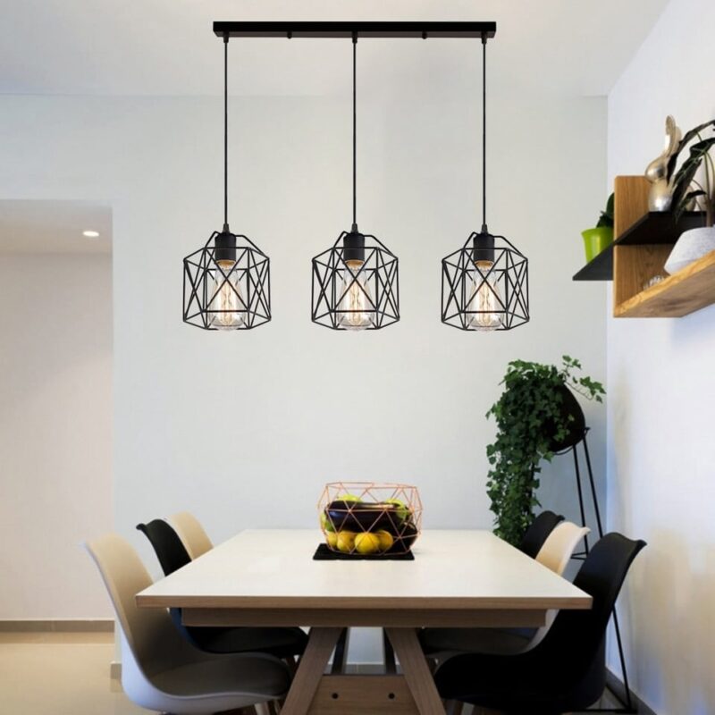 Lustre cuisine style industriel – Image 4