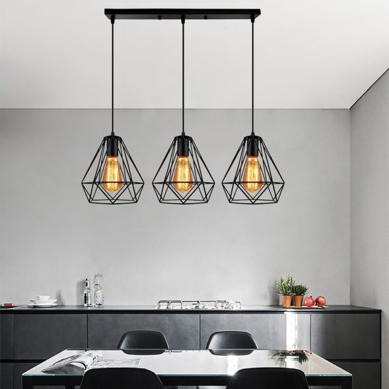 Lustre cuisine style industriel – Image 5