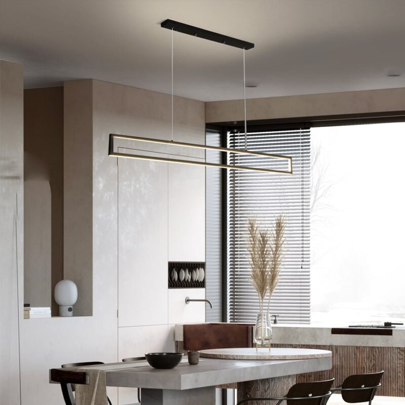 Lustre moderne noir – Image 4