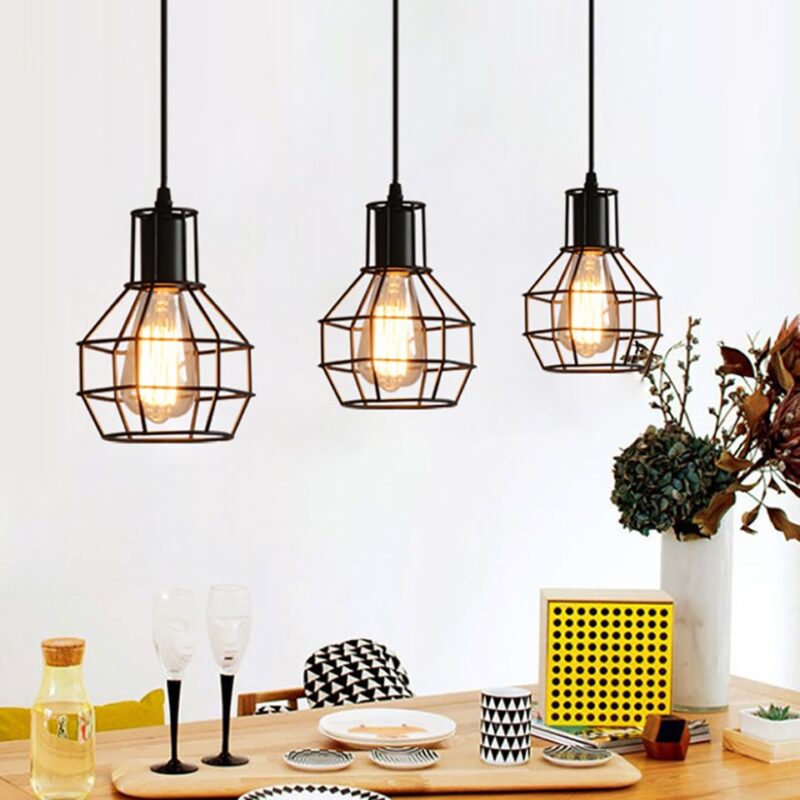 Lustre cuisine style industriel – Image 7