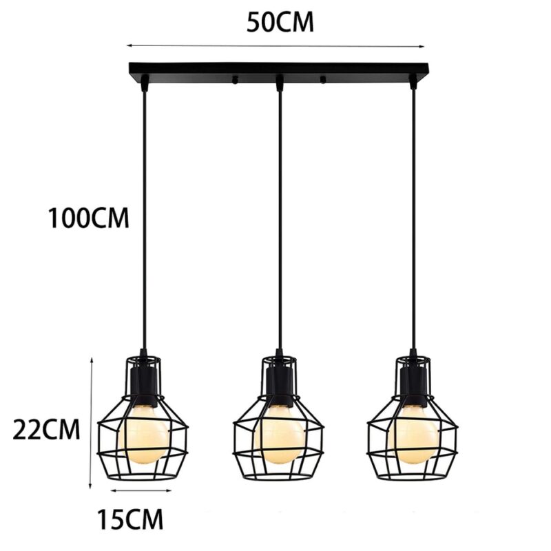Lustre cuisine style industriel – Image 16