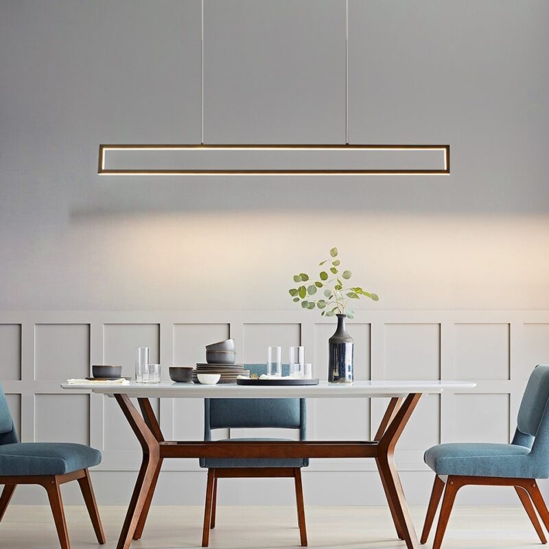 Lustre moderne noir – Image 3