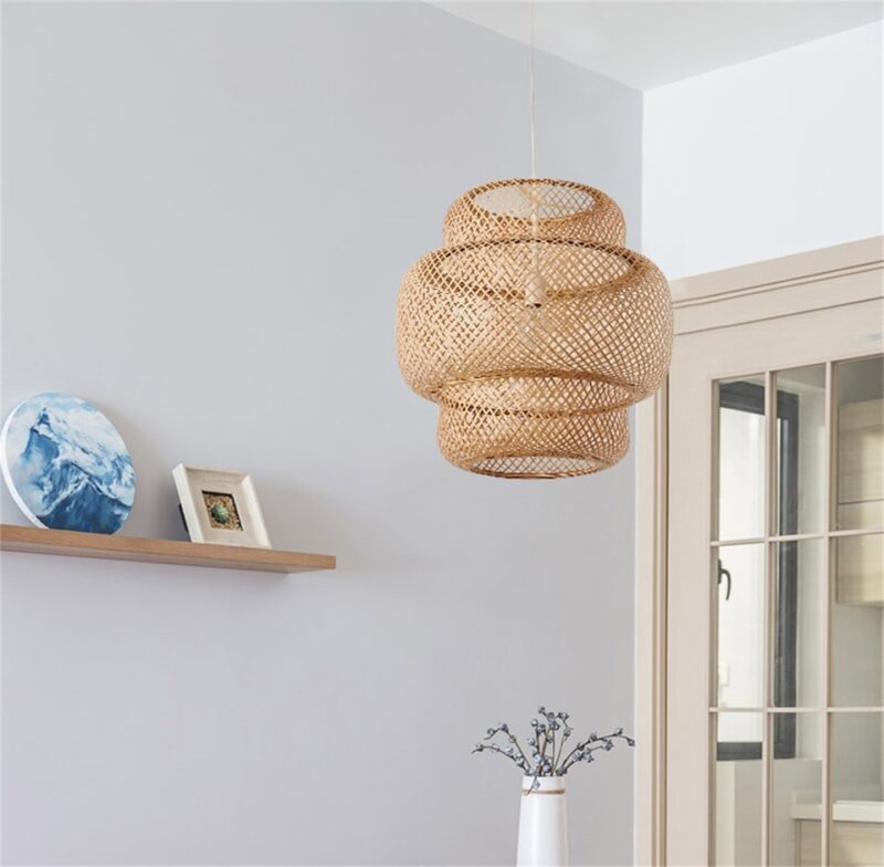 Lustre salon bambou – Image 4