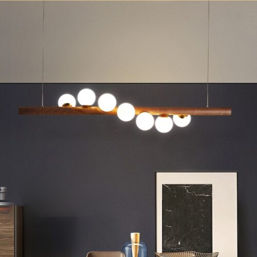 Lustre salon en bois
