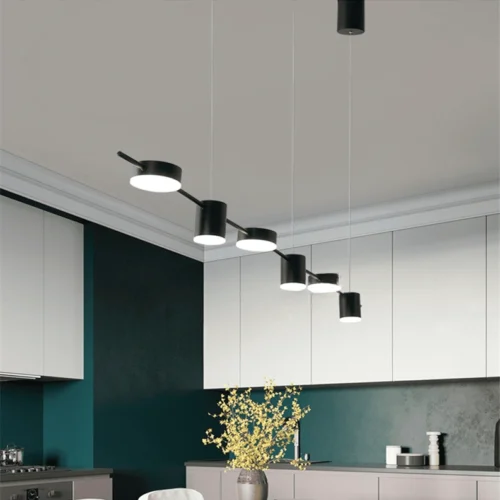 Lustre cuisine doré