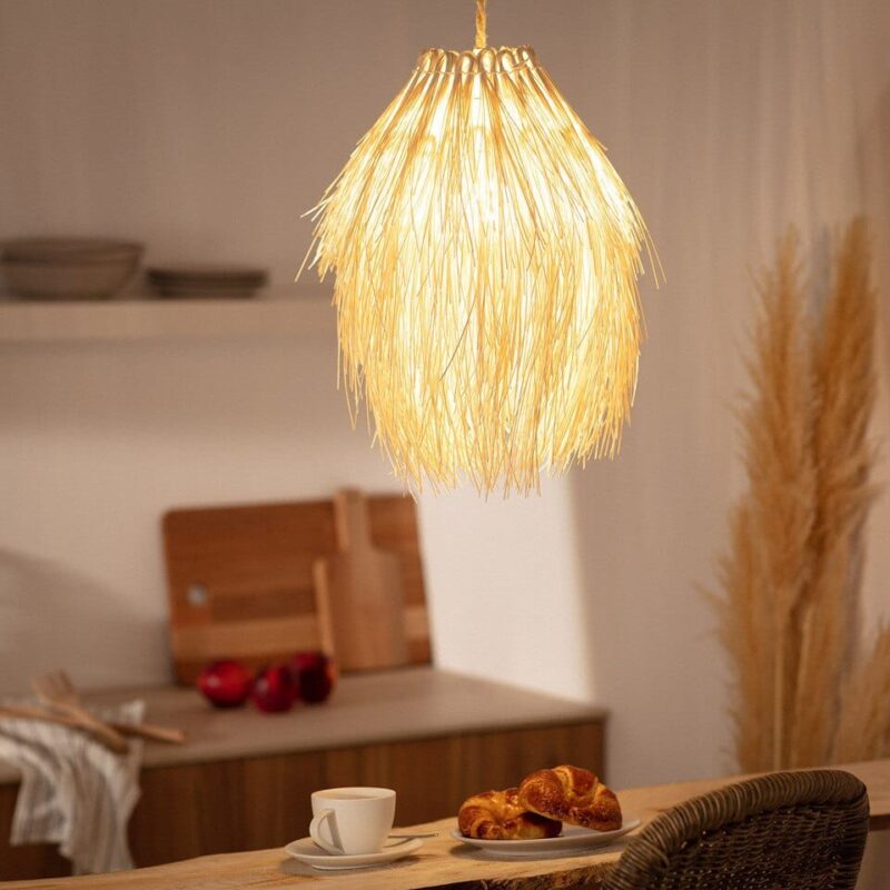 Lustre boheme paille – Image 3