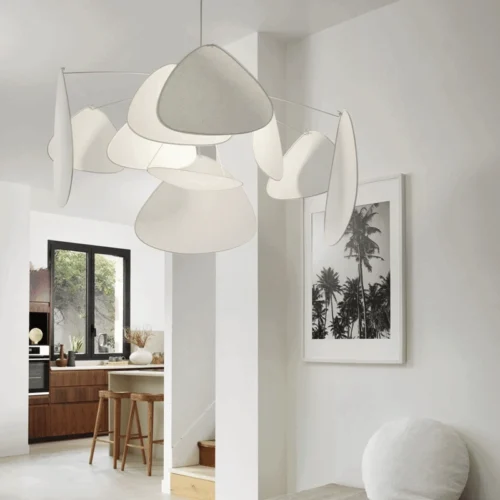 Lustre blanc design