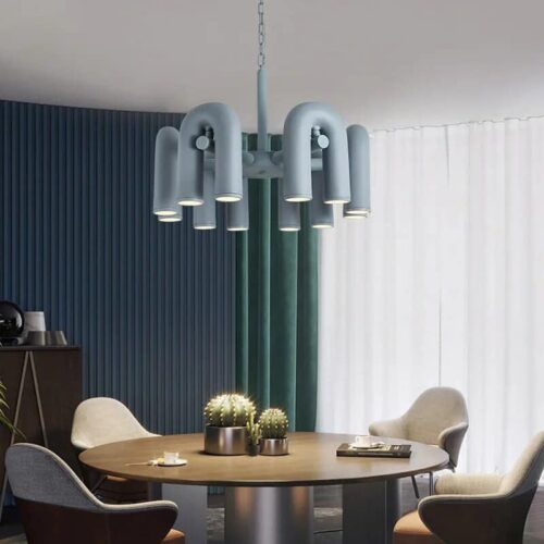 Lustre moderne gris