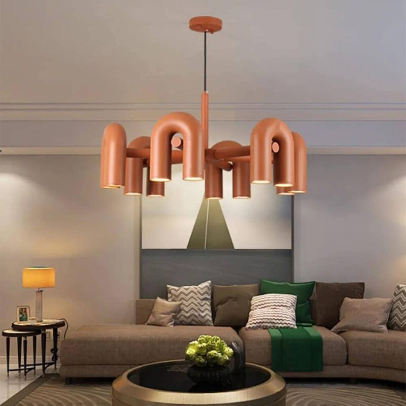 Lustre moderne gris – Image 7