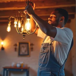 Comment poser un vieux lustre ancien ?