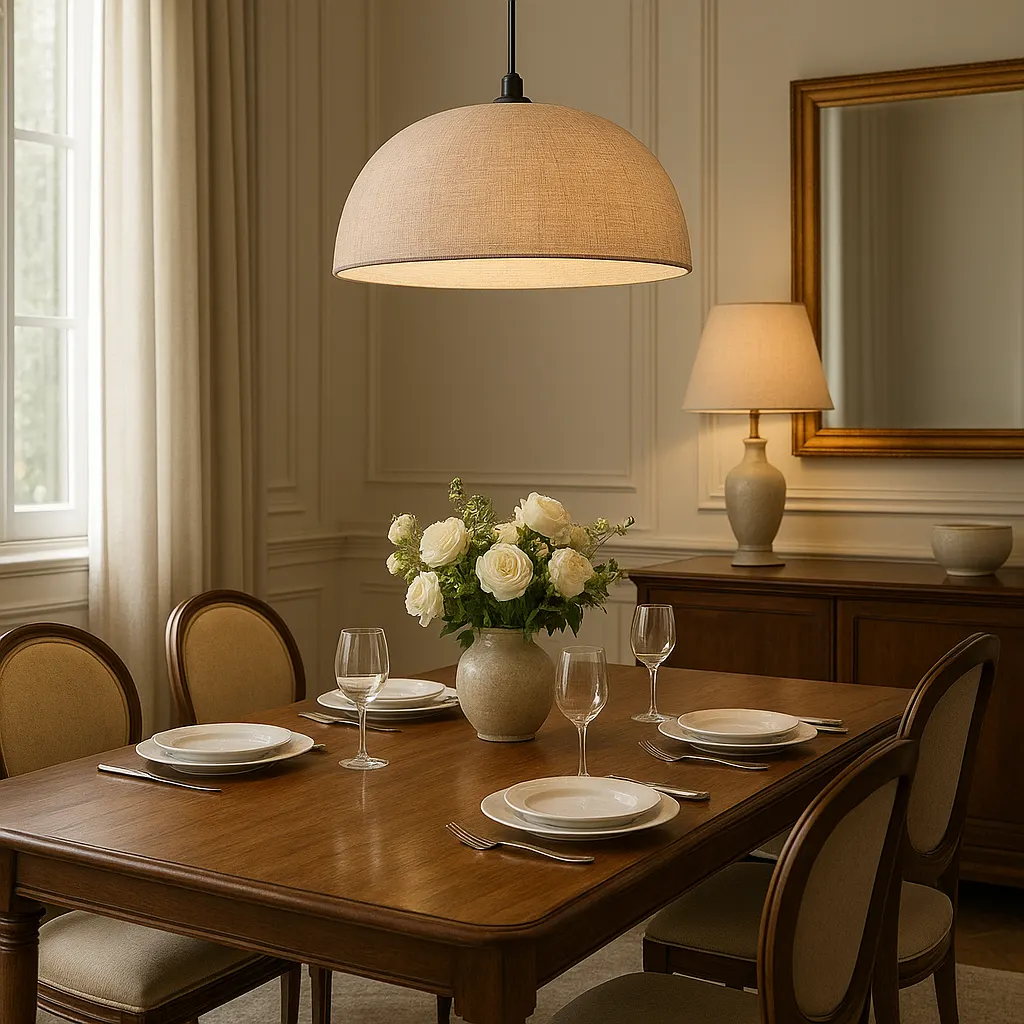 Hauteur idéale d’un lustre au-dessus d’une table