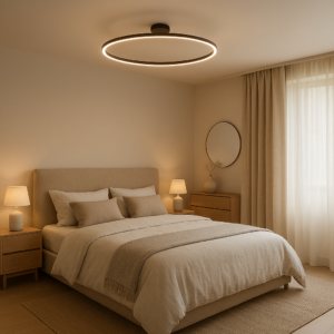 lustre chambre LED design