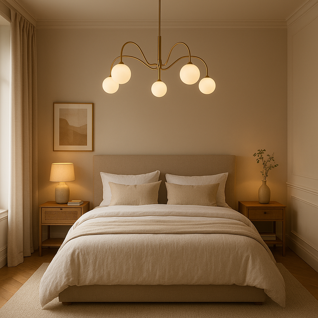 lustre design pour chambre adulte